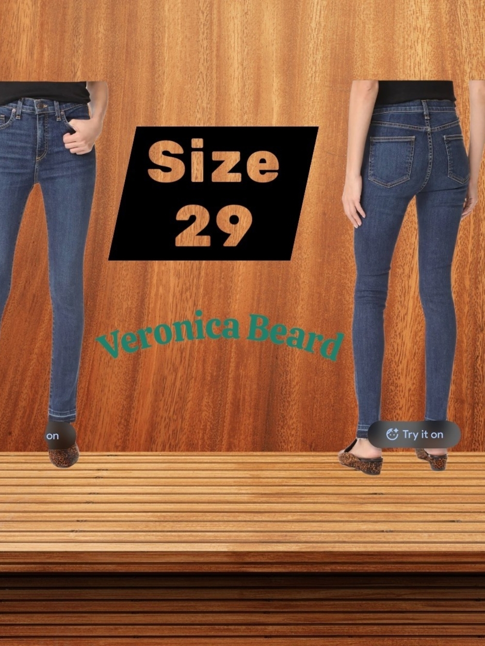 Veronica Beard Women's Vintage Wash Kate Skinny Jeans